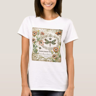 Modern Vintage Fransk Dragonfly T Shirt