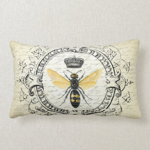 modern vintage fransk drottning bee lumbarkudde