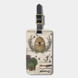 Modern Vintage Fransk Farmhouse Bee Bagagebricka