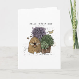 Modern Vintage Fransk Farmhouse Bee Kort