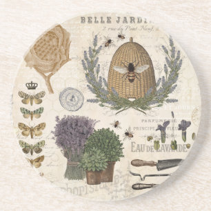Modern Vintage Fransk Farmhouse Bee Underlägg