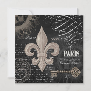 modern vintage fransk fleur de lis