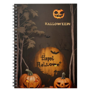 modern vintage halloween bärbar dator anteckningsbok