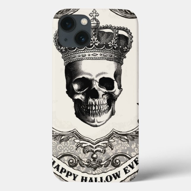 Modern Vintage Halloween-skalle (Baksida)