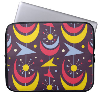 Modern vintage konst i mitten av århundradet, abst laptop fodral