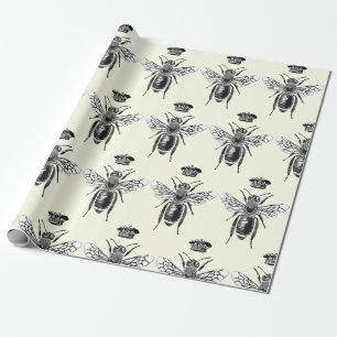 Modern Vintage Queen Bee Krona Ivory White Presentpapper