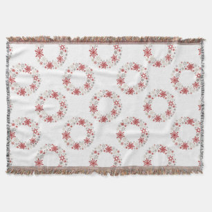 Modern vintage rustik snowflake-andedräkt monogra mysfilt