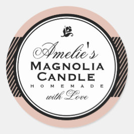 MODERN VINTAGE SALMON | ETIKETT FÖR SOAP & KANDLE