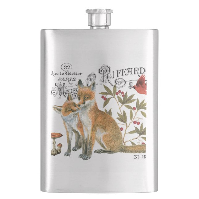 modern vintage skogsräv fickplunta (Framsidan)