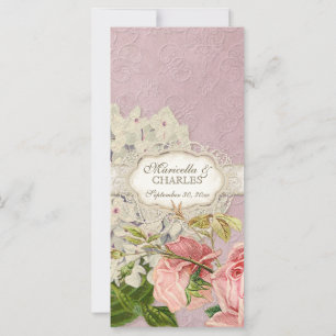 Modern Vintage Snöre Tea Nedfläckad Hydrangea n Ro
