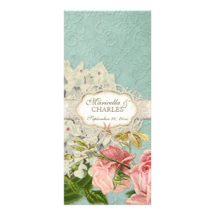 Modern Vintage Snöre Tea Nedfläckad Hydrangea n Ro Reklamkort