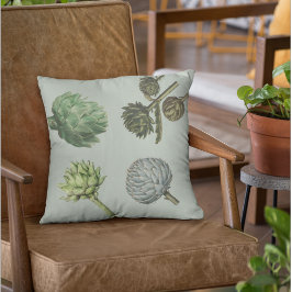 Modern Vintage Vegetable Artichoke cushion Kudde