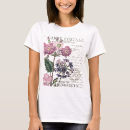 modern vintagefranskblommigt tee shirt