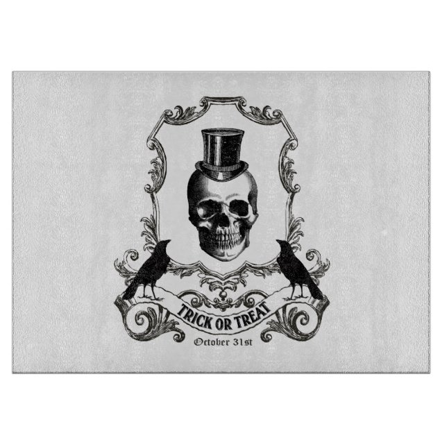 Modern vintageHalloween skalle (Framsidan)