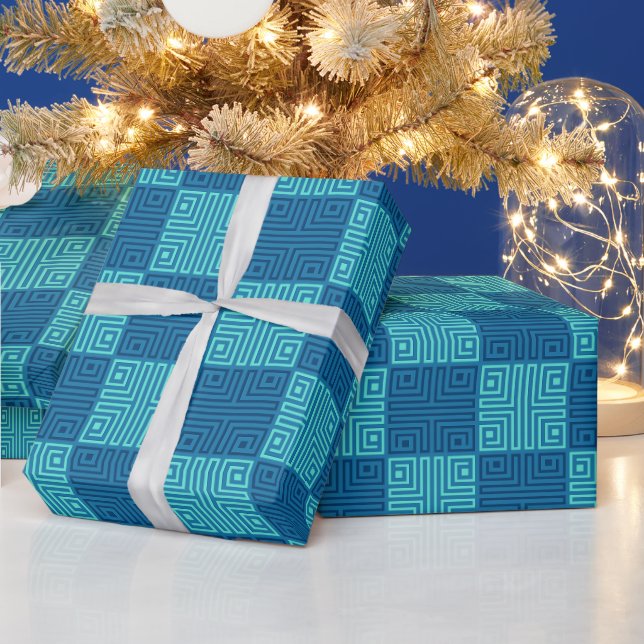 Modern Vintagepresent Lyxigt Feminint Presentpapper (Helgdagar)