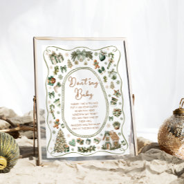 Modern vinter-Kall utanför sidan Säg inte Baby-spe Poster