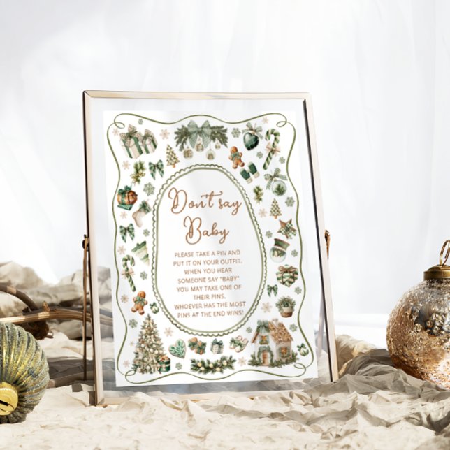 Modern vinter-Kall utanför sidan Säg inte Baby-spe Poster (Skapare uppladdad)