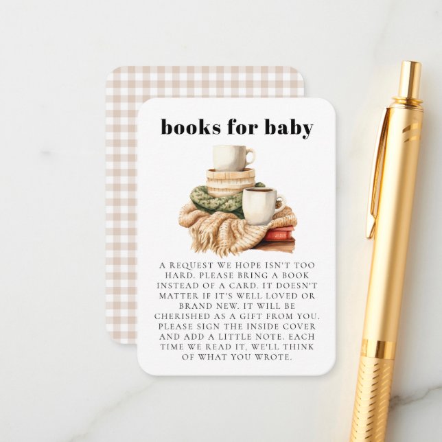 Modern vinter Ugly Sweater Baby Shower-hölje Tilläggskort (Fram/Back In Situ)