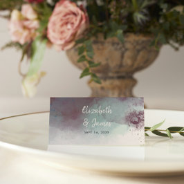 Modern vinterfärgskort för judiska toner Bröllop Kort