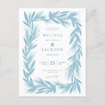 Modern vinterkrans Ram Bröllop