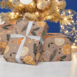 Modern vintertorkad citrus Kraft Presentpapper<br><div class="desc">Modern torkad Citrus Merry Little Baby Shower-samling, en ny och snyggt stationär enhet och party förråd. Med vibrerande, torkade citrusskivor i varma orangar och gulter ger den här samlingen en modern, boho twist till babyduschen firande. Ren utformning av linjer och contemporary i inslag tillför chic, medan citrustemat ger naturlig värme...</div>