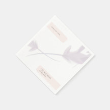 Modern Violet Lavender och Peach Färg Bröllop