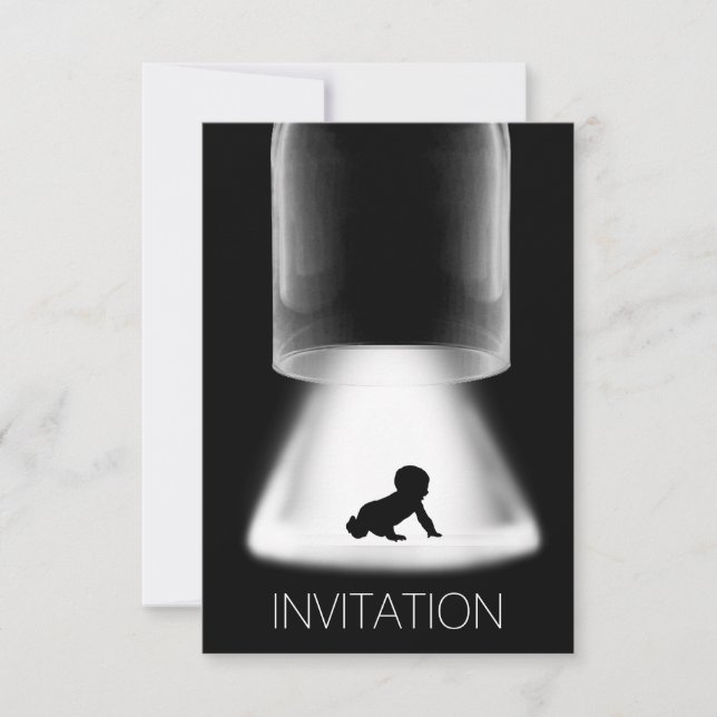 Modern Vip-inbjudan till babyvisningsprogrammet Ny Inbjudningar (Framsida)