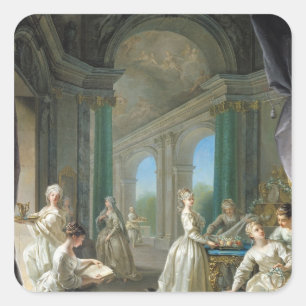 Modern Virgins, 1728 Fyrkantigt Klistermärke