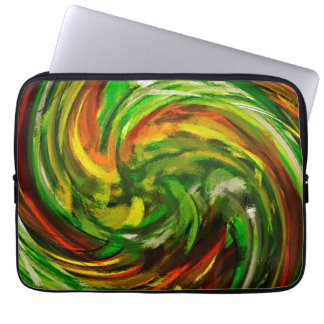 Modern Virvel Abstrakt Konst #13 Laptop Sleeve
