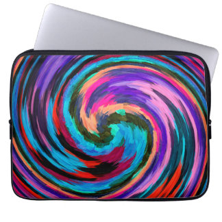 Modern Virvel Abstrakt Konst #20 Laptop Sleeve