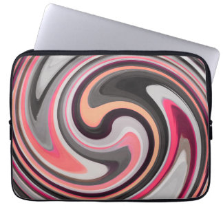 Modern Virvel Abstrakt Konst #5 Laptop Sleeve