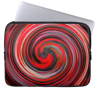 Modern Virvel Abstrakt Konst Laptop Fodral