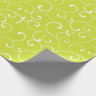 Modern visemisk limning grön presentpapper