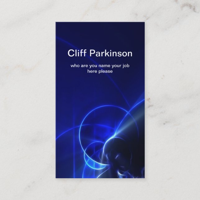 modern visitkort (Framsida)