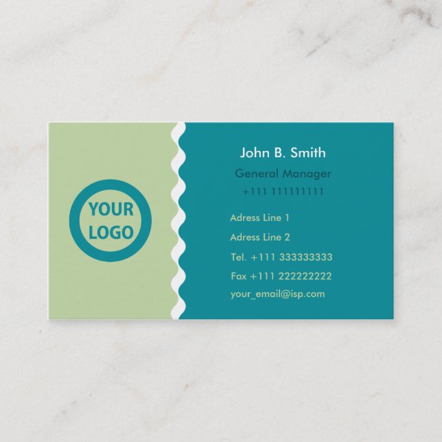 Modern visitkort 002 (Framsida)