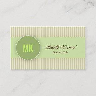 Modern visitkortdesign för Monogram Visitkort