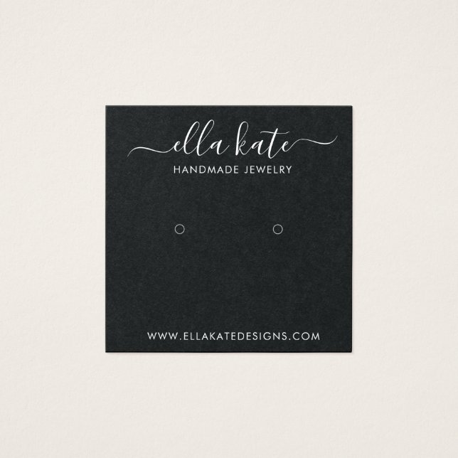 Modern Visning Card Fyrkantigt Visitkort (Framsida)