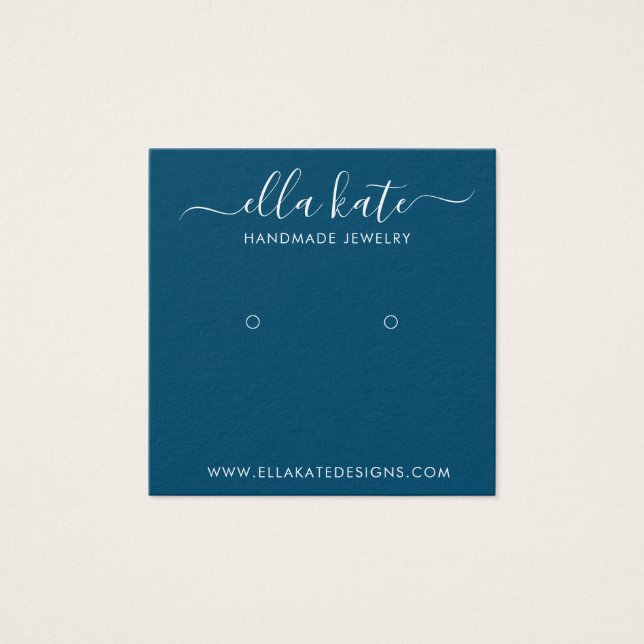 Modern Visning Card Fyrkantigt Visitkort (Framsida)