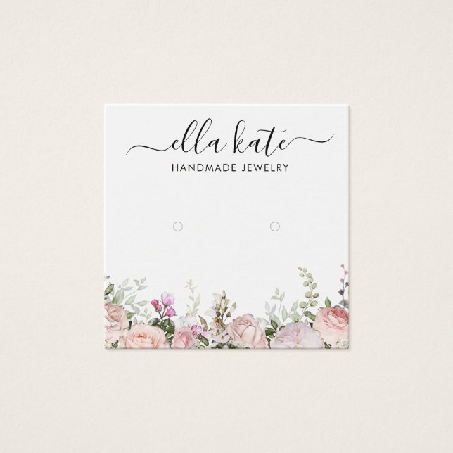 Modern Visning Card Fyrkantigt Visitkort (Framsida)