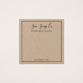 Modern Visning Card Fyrkantigt Visitkort