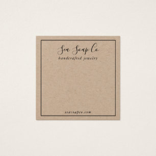 Modern Visning Card Fyrkantigt Visitkort