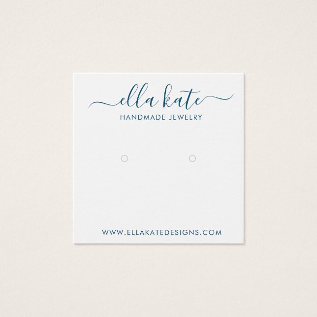 Modern Visning Card Fyrkantigt Visitkort (Framsida)