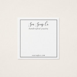 Modern Visning Card Fyrkantigt Visitkort