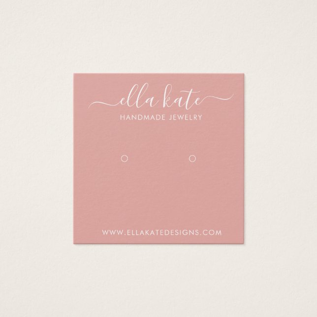 Modern Visning Card Fyrkantigt Visitkort (Framsida)