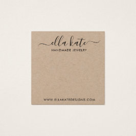 Modern Visning Card Fyrkantigt Visitkort