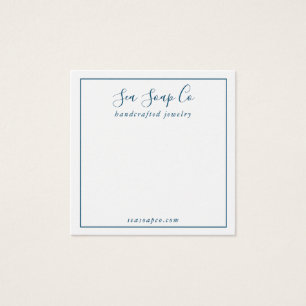 Modern Visning Card Fyrkantigt Visitkort