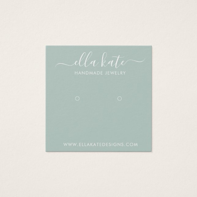 Modern Visning Card Fyrkantigt Visitkort (Framsida)