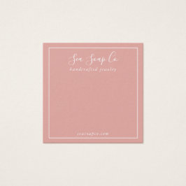 Modern Visning Card Fyrkantigt Visitkort