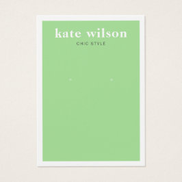 Modern Visning för avläsning av judendom i Grönt Visitkort