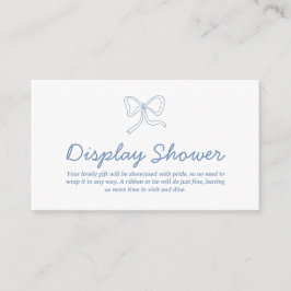 Modern Visning för blått band-hölje Tilläggskort